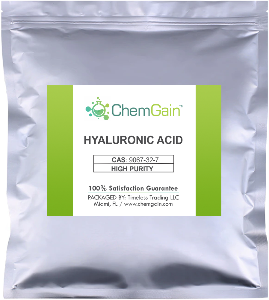 Hyaluronic Acid Powder - Ultra Pure Bulk - Cosmetic Grade - CAS 9067-32-7
