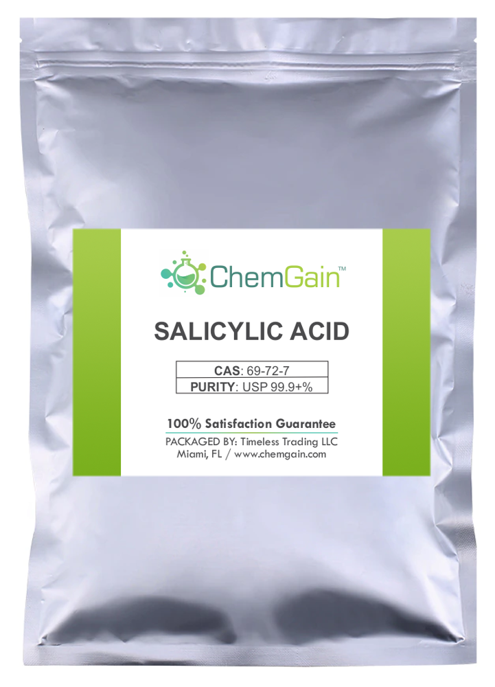 Salicylic Acid Powder - Ultra Pure Bulk BHA - 2-Hydroxybenzoic Acid CAS 69-72-7